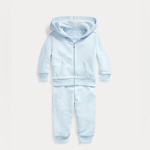 Brand New!! Ralph Lauren Athletic Terry Fleece Hoodie & Pant Set